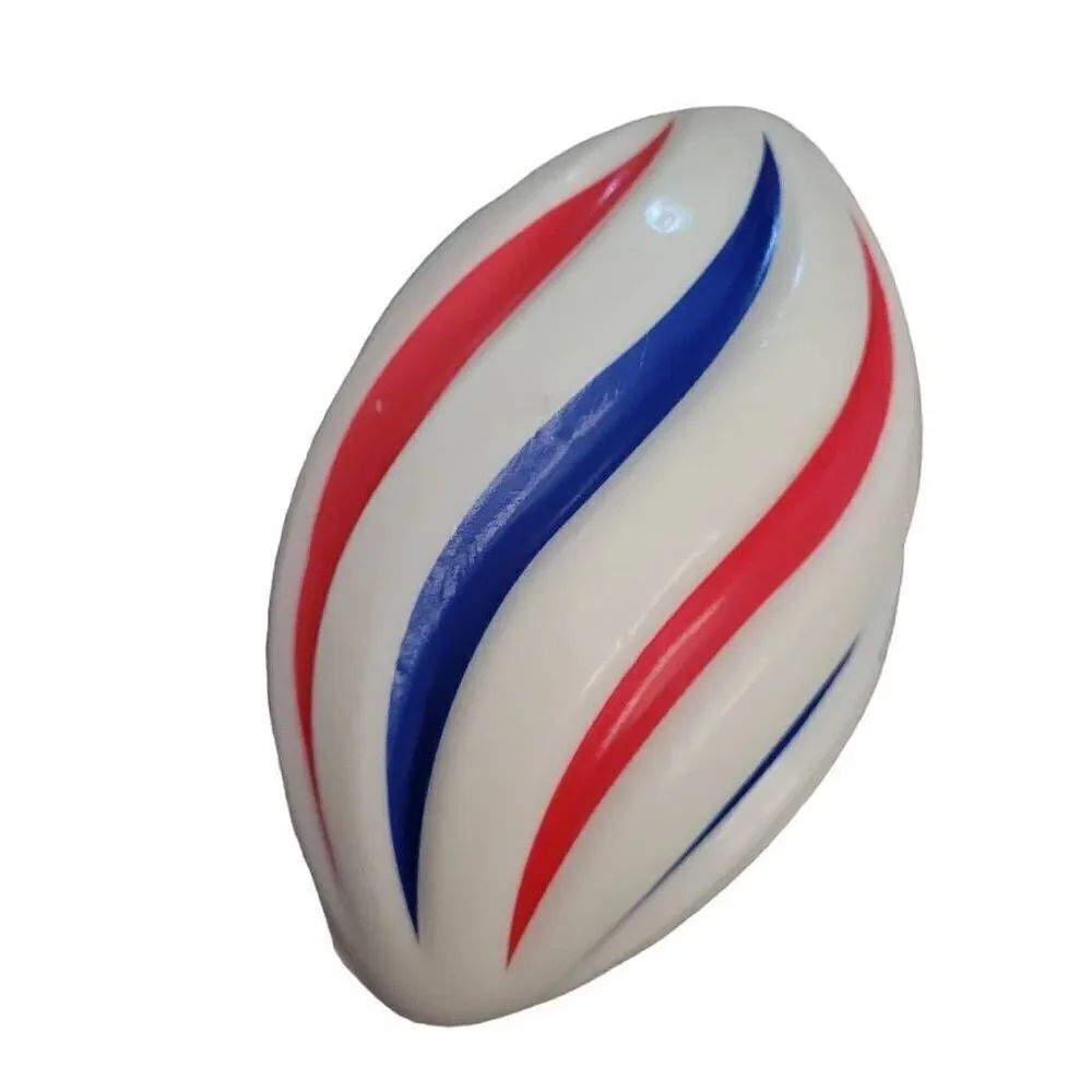 7in red/ white/ blue patriotic Foam Spiral/  Football